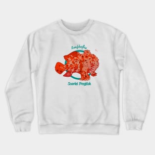 Scarlet Frogfish Crewneck Sweatshirt